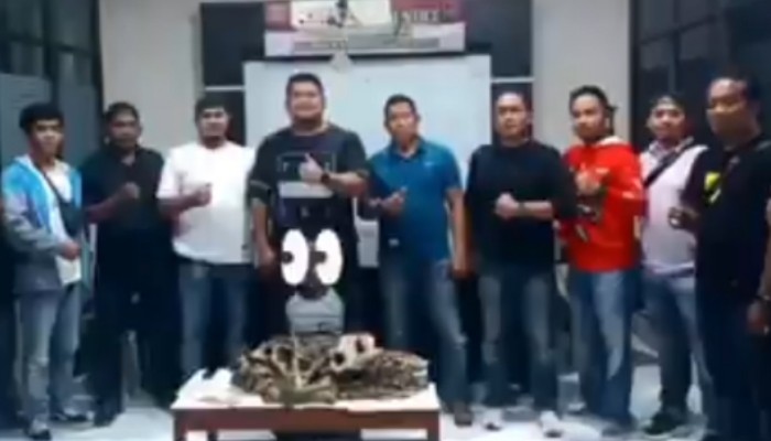 Polsek Indragiri Hulu Tangkap Pelaku Perdagangan Tulang Harimau