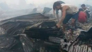 Lapak Pemulung Terbakar