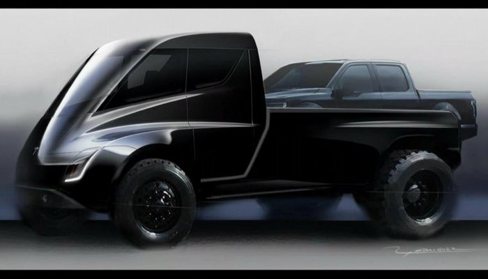 Truk Pikap Tesla