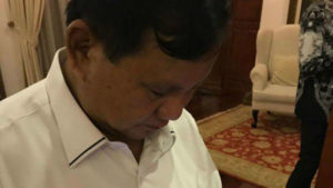 Prabowo Tulis Pesan