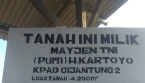 Tanah Mayjen Kartoyo