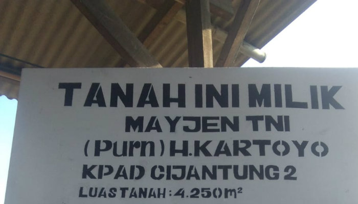Tanah Mayjen Kartoyo