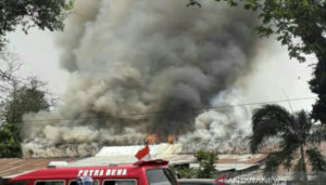 Asrama Polisi Terbakar
