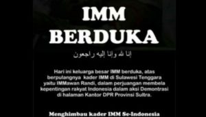 Mahasiswa Sultra Tewas