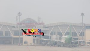 Bandara Pekanbaru Berkabut