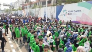 Aksi Mahasiswa Ricuh