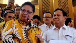 Airlangga Hartarto dan Prabowo Subianto