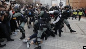 Hong Kong Demo Uighur