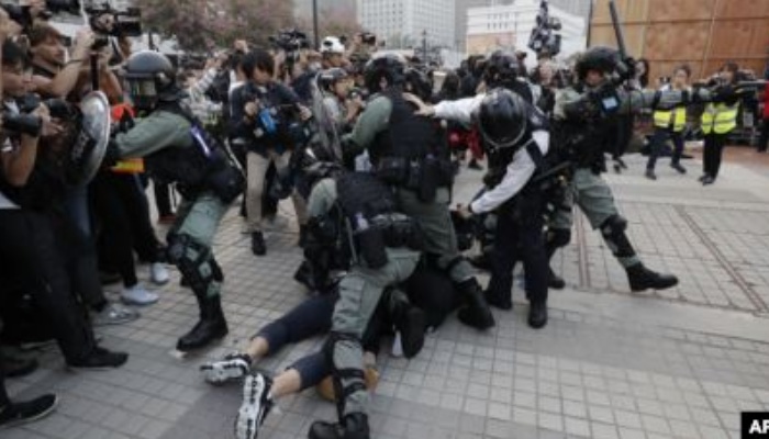 Hong Kong Demo Uighur