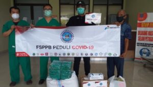 Pekerja Pertamina Bantu Covid-19