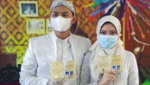 Nidia dan Sigit Menikah Terapkan Protokol Covid-19
