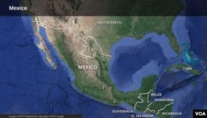 Peta Meksiko