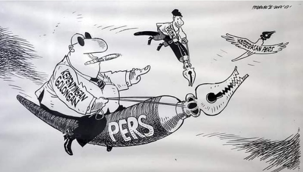 Pena Pers Bergigi