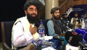 Juru bicara Taliban Zabihullah Mujahid