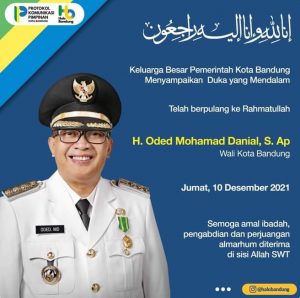 Walikota Bandung Meninggal