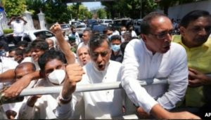 Demonstran Sri Lanka