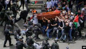 Pemakaman Wartawan Palestina