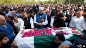 Pemakaman Wartawan Pakistan