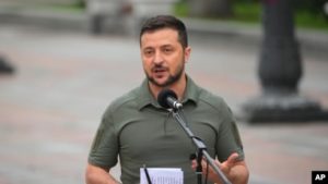 Presiden Ukraina Volodymyr Zelenskyy.