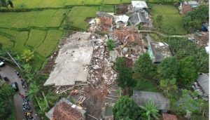 Foto Udara Gempa Cianjur