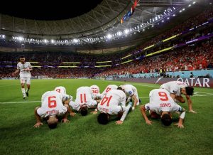 Timnas Maroko Sujud