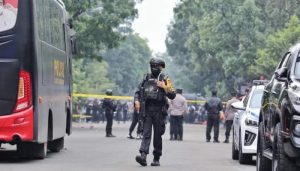 Penjagaan Polsek Astana Anyar