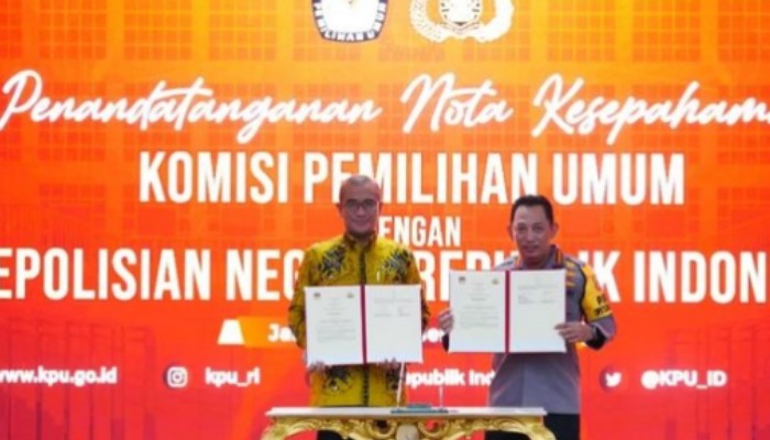Kapolri MoU KPU