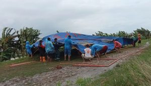 Tenda Pengungsi Banjir Demak