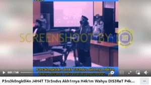 Hakim Diseret Keluar Sidang