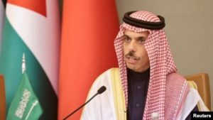 Menteri Luar Negeri Saudi Pangeran Faisal bin Farhan Al-Saud