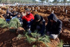 Makam Korban Gempa Turki-Suriah