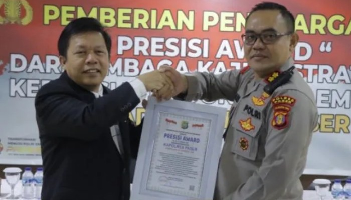 Presisi Award Polres Paser