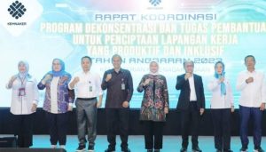 Menteri Ketenagakerjaan Ida Fauziyah pada Rapat Koordinasi Program Dekonsentrasi dan Tugas Pembantuan,