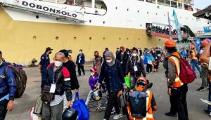 Pemudik sepeda motor