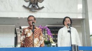 Sri Mulyani dan Mahfud MD