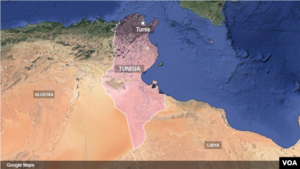Peta Tunisia