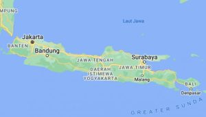 Peta Pulau Jawa