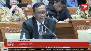 Mahfud Minta Sahkan RUU TPPU