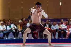 Atlet Kun Bokator putra Indonesia Alfadhila Ramadhan