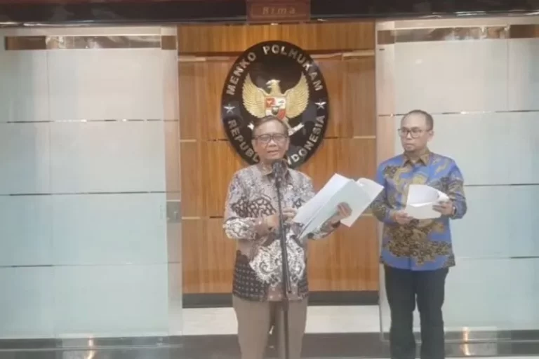 Menkopolhukam Mahfud