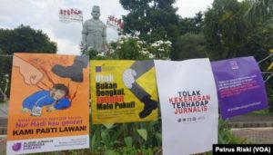 Wartawan Tolak Kekerasan