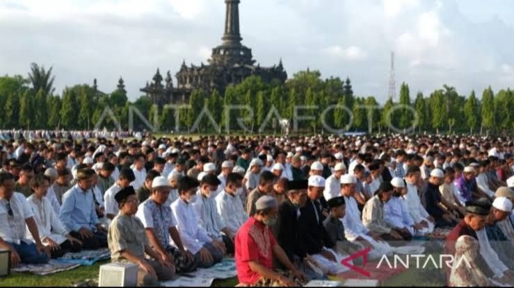 Shalat Idul Adha di Bali