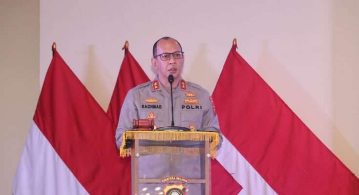 Kapolda Sumatra Selatan (Sumsel) Irjen Pol A Rachmad Wibowo