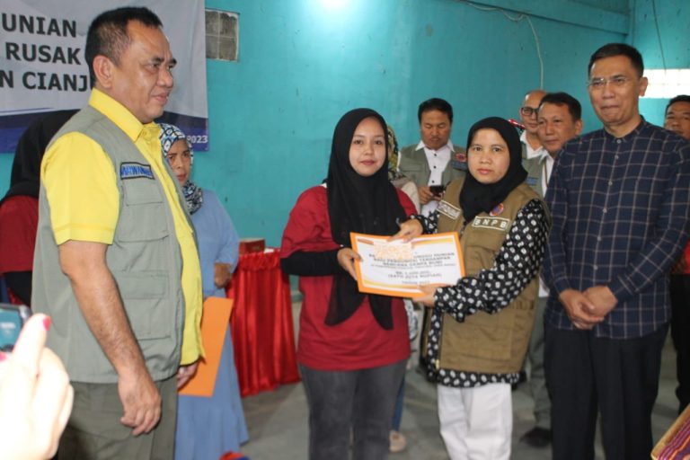 Dana Hunian Korban Gempa Cianjur