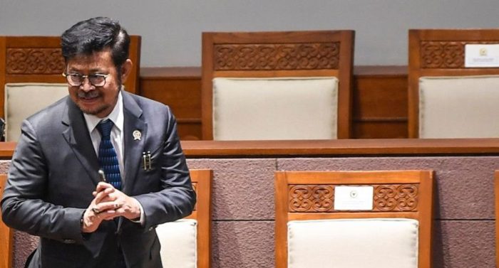 Menteri Pertanian Syahrul Yasin Limpo.