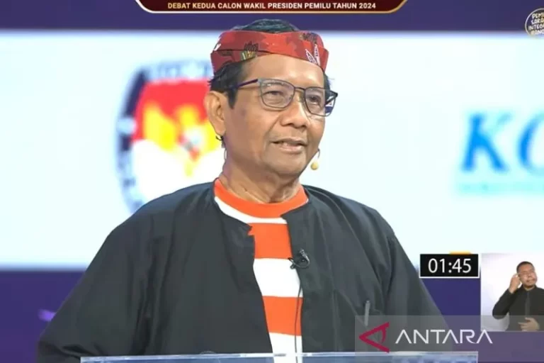 Mahfud Debat Cawapres