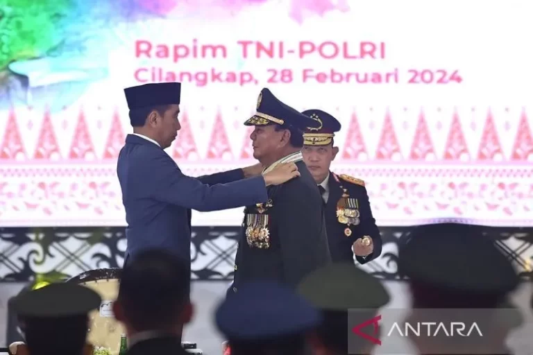 Prabowo Naik Pangkat