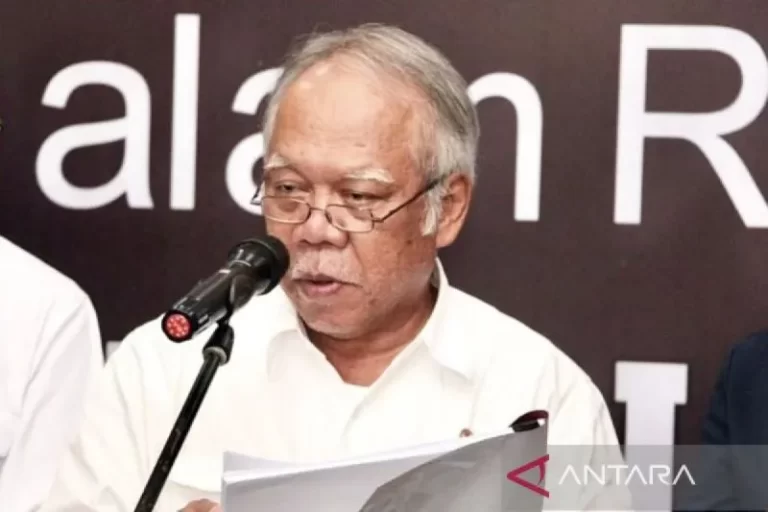 Menteri Pekerjaan Umum dan Perumahan Rakyat (PUPR) Basuki Hadimuljono