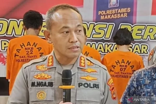 Kapolrestabes Makassar Komisaris Besar Polisi Mokh Ngajib