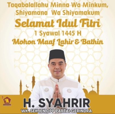 Syahrir Wasekjen DPP Gerindra